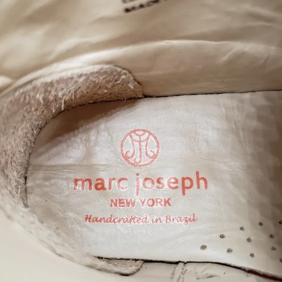 Marc Joseph | NIB Houston Bootie Blush Nobuck Leather Lace Up Boots Girl's 13