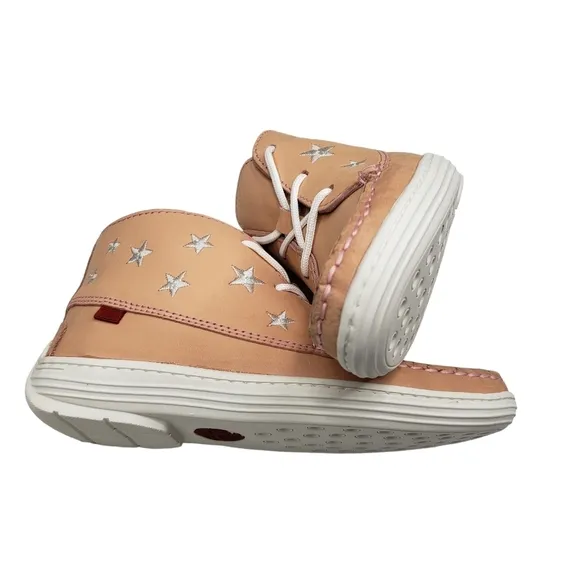 Marc Joseph | NIB Houston Bootie Blush Nobuck Leather Lace Up Boots Girl's 13