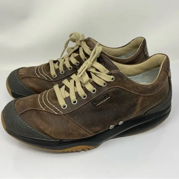 MBT Mens Brown Leather Walking Toning Sneakers. Art. 400126-55. Size 8.5.