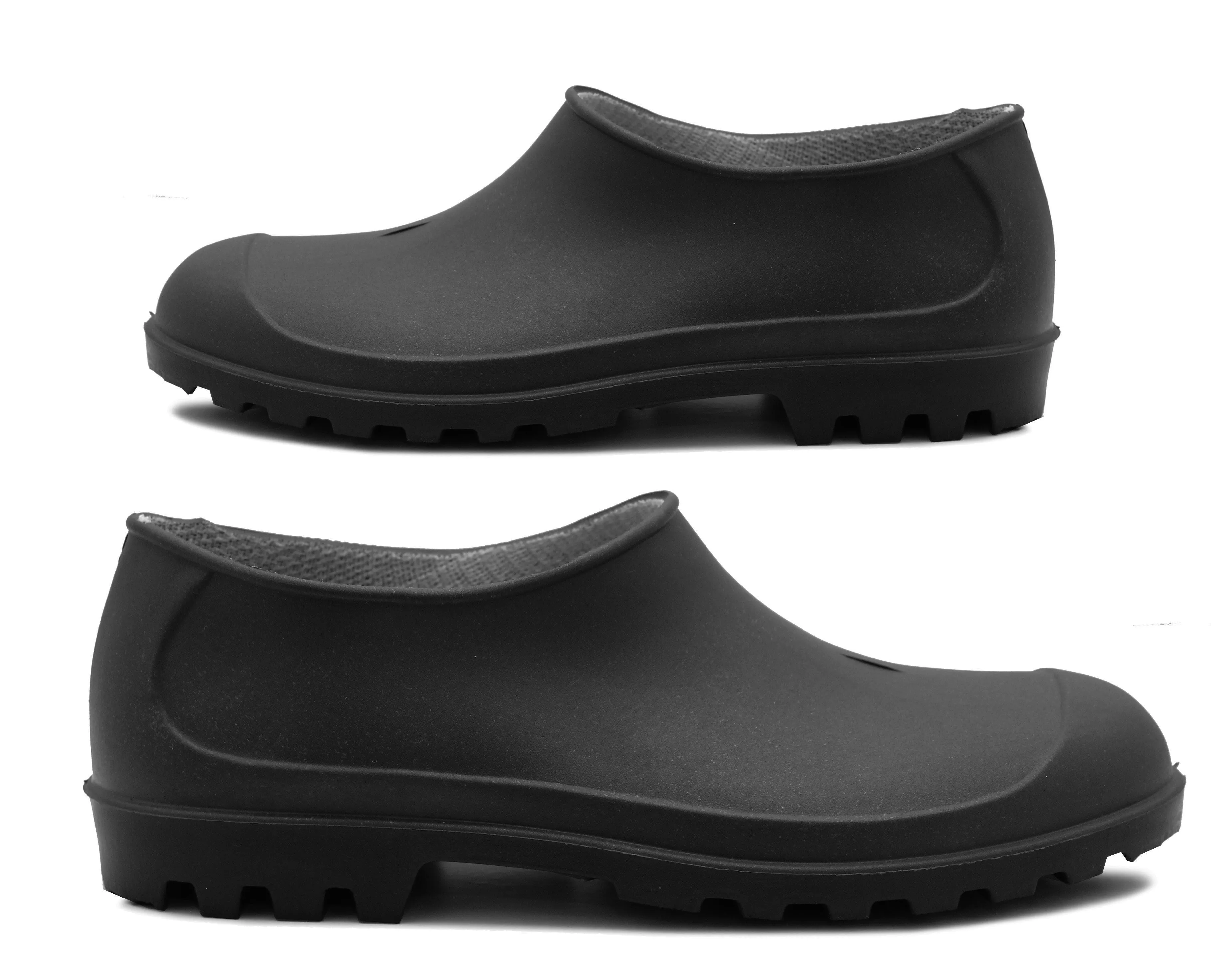 Mens Waterproof Garden Clogs Slip On Low Cut Wellies Gardening Welly Water Shoes