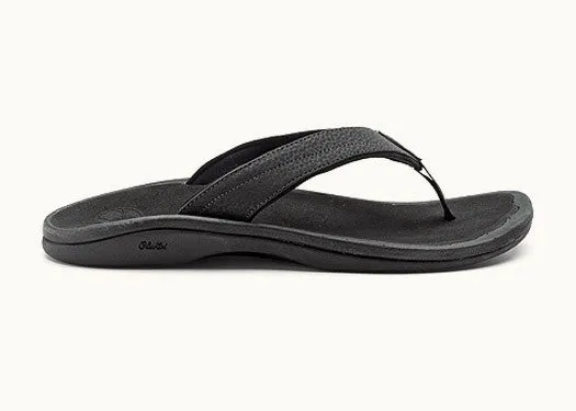 Olukai Women's Ohana Sandals - Black / Black