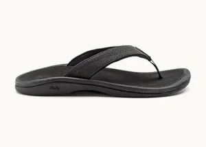 Olukai Women's Ohana Sandals - Black / Black