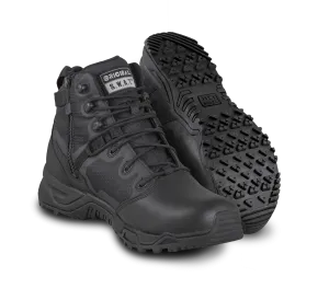 Original SWAT Alpha Fury 6" Side Zip Tactical Men's Boot with Polishable Toe - Black