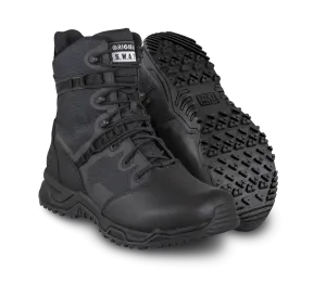 Original SWAT Alpha Fury 8" Side Zip Tactical Waterproof Men's Boot with Polishable Toe - Black