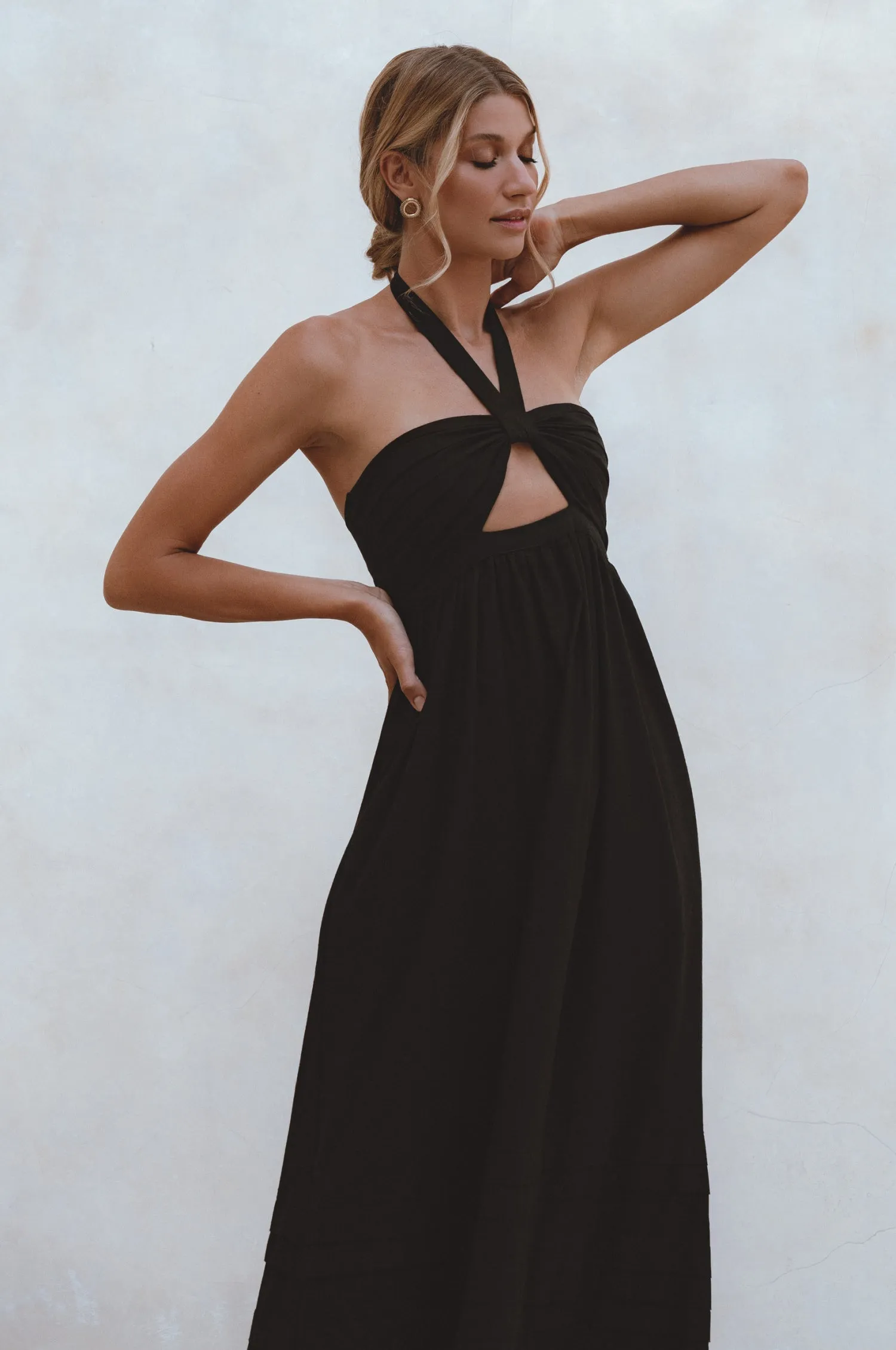 Penelope Linen Maxi Dress – Romantic Organic Elegance