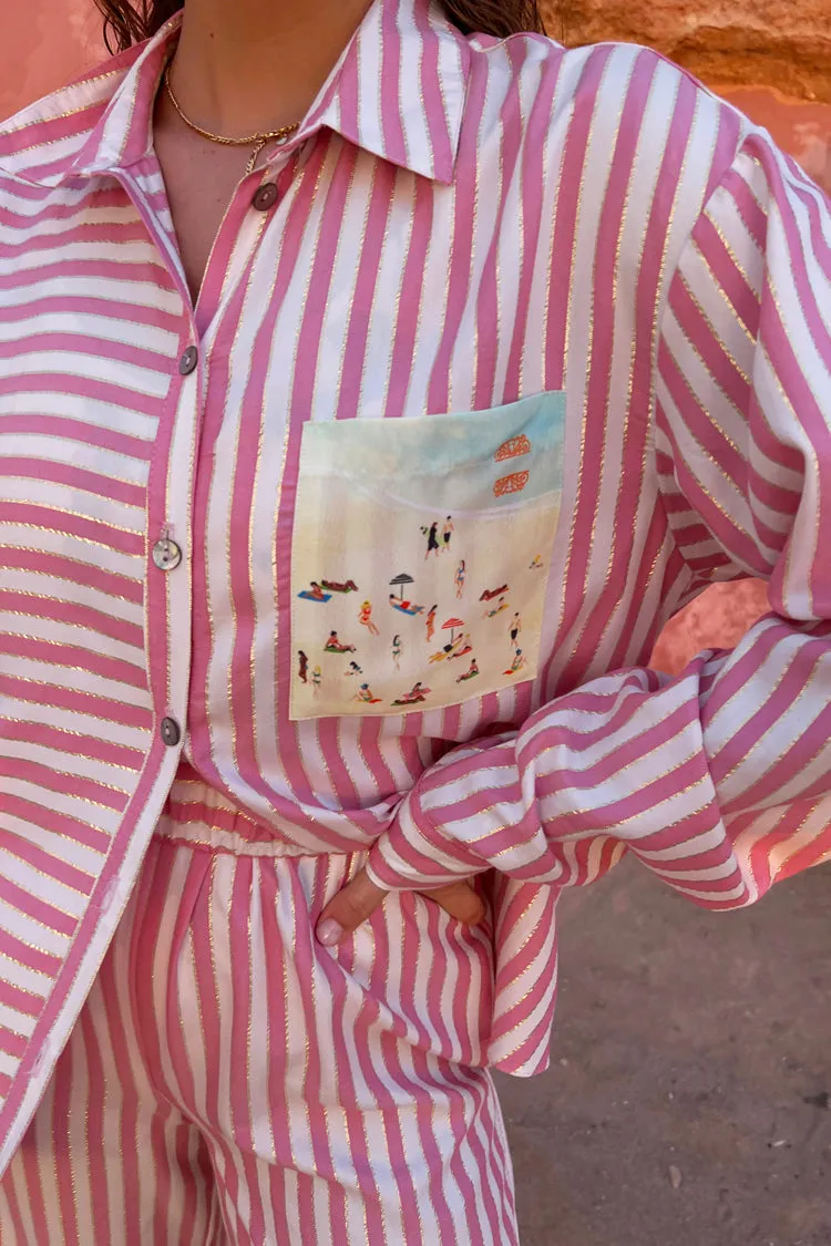 Pink Stripe Roz Shirt