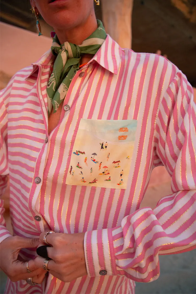 Pink Stripe Roz Shirt
