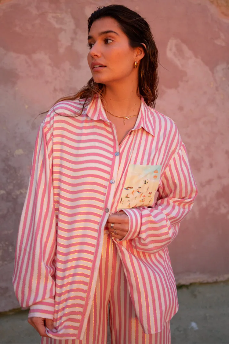 Pink Stripe Roz Shirt
