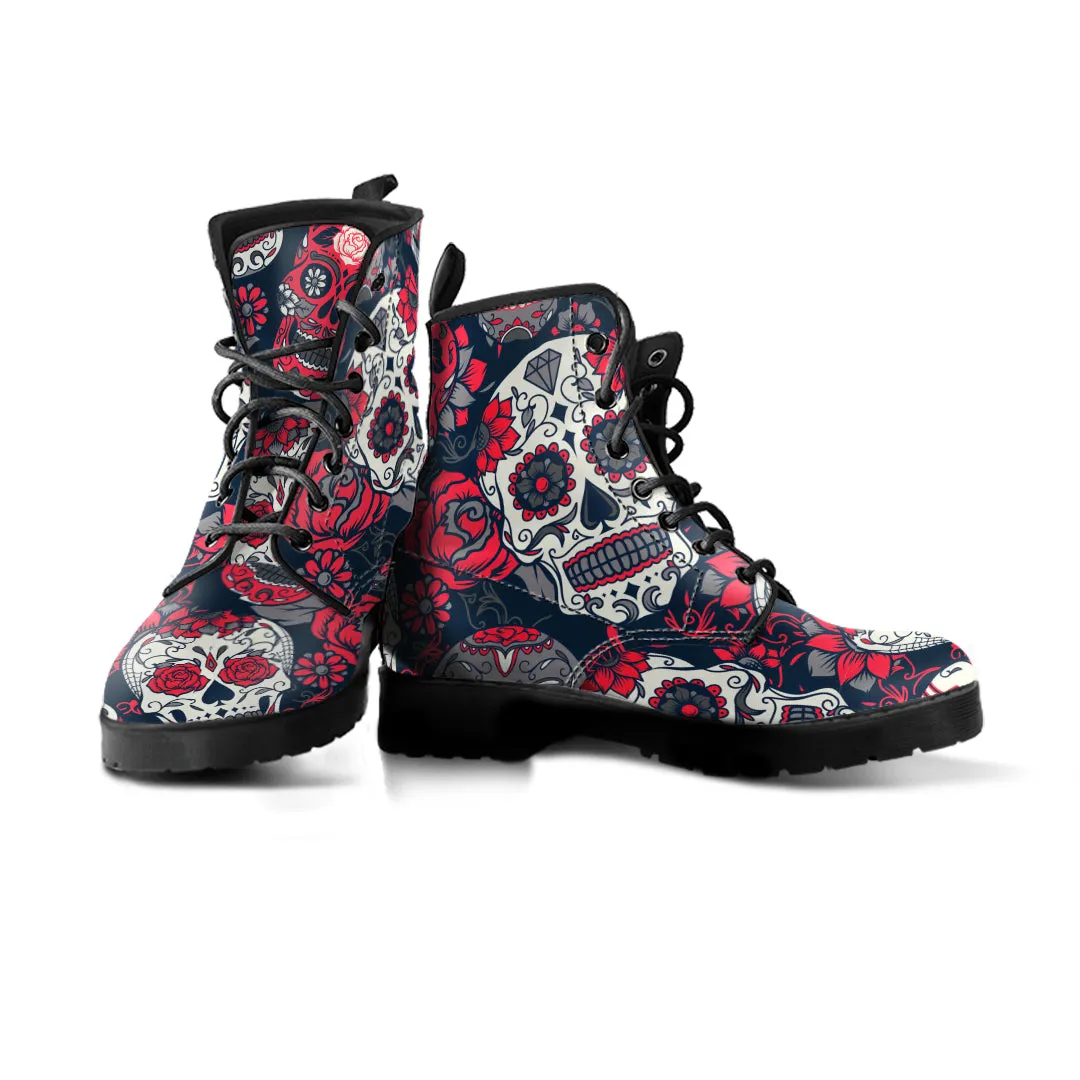 Pink Sugar Skull - Boots