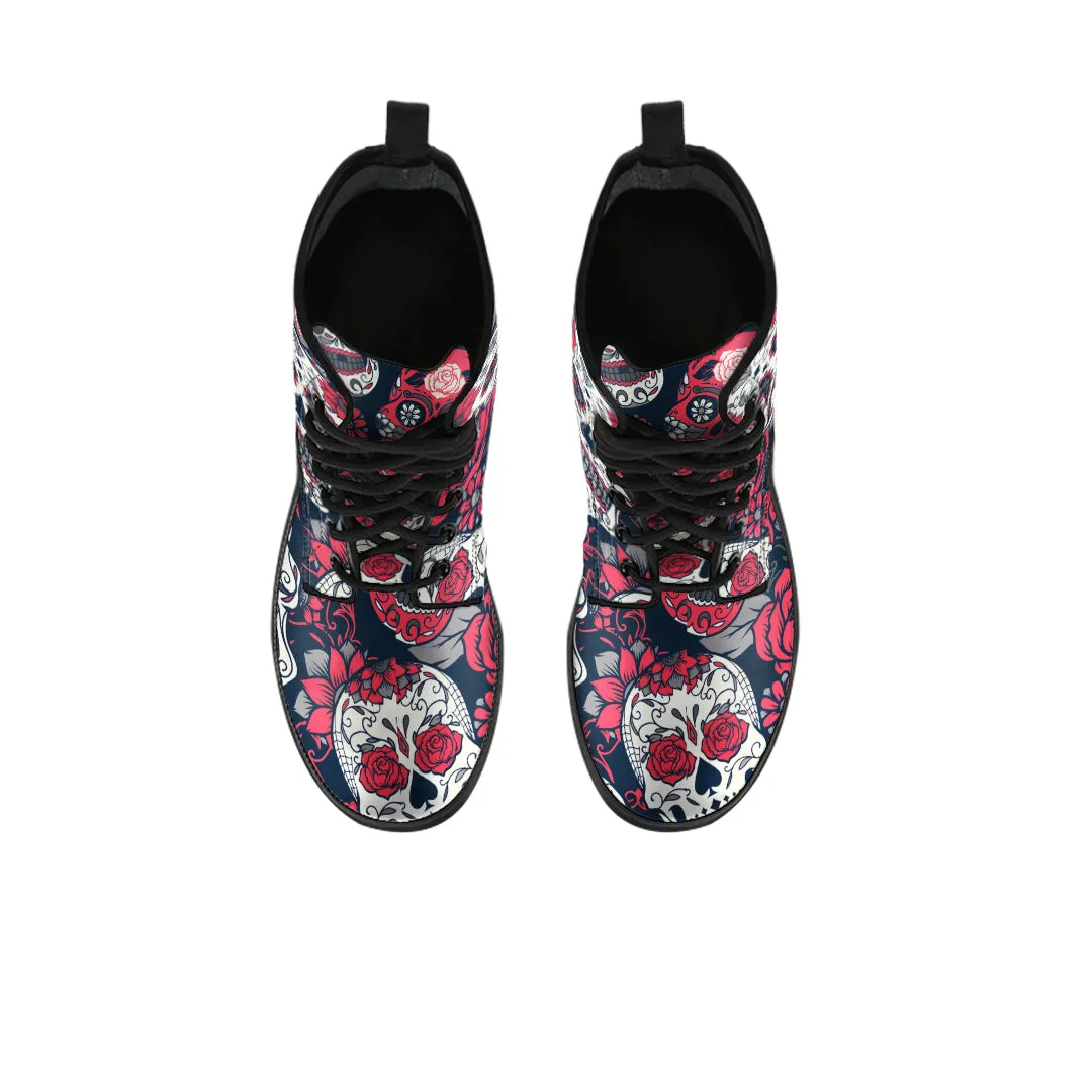 Pink Sugar Skull - Boots