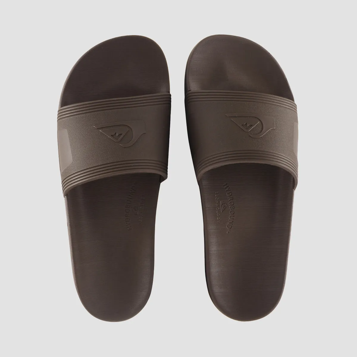 Quiksilver Dockyard Slide Sandals - Brown 1