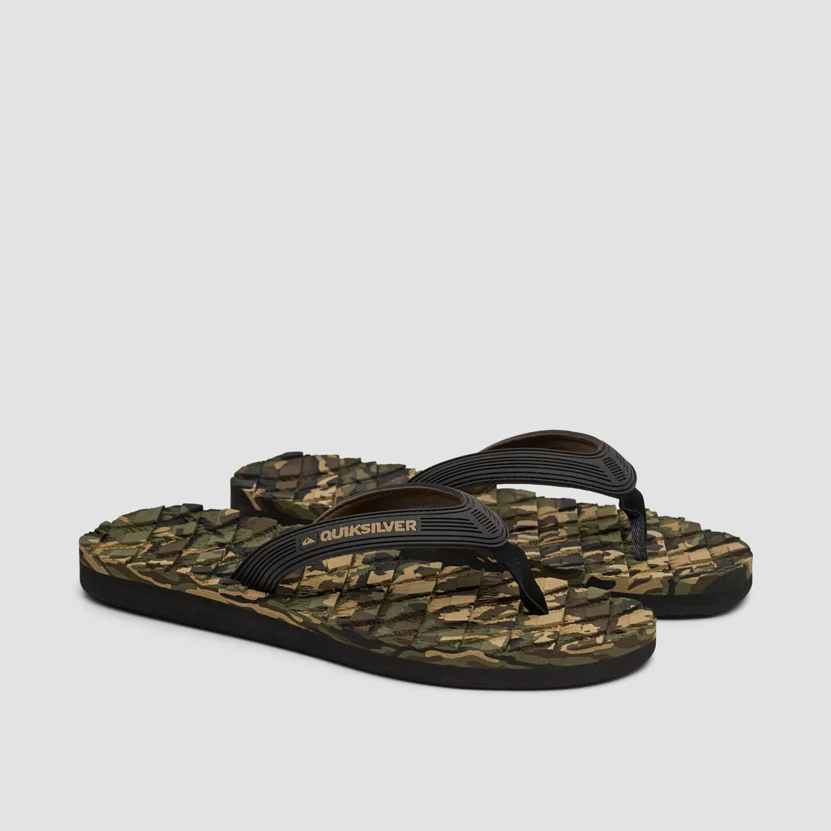 Quiksilver Massage 2 Sandals Black/Green/Black