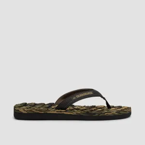 Quiksilver Massage 2 Sandals Black/Green/Black