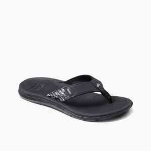 Reef Women's Santa Ana Sandals Black/White