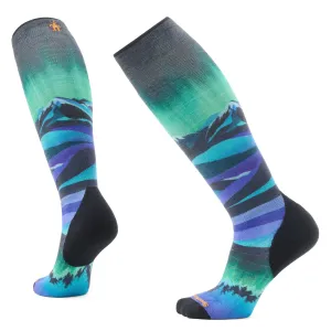 Smartwool Womens Ski Targeted Cushion Compression Print Over-the-Calf Socks