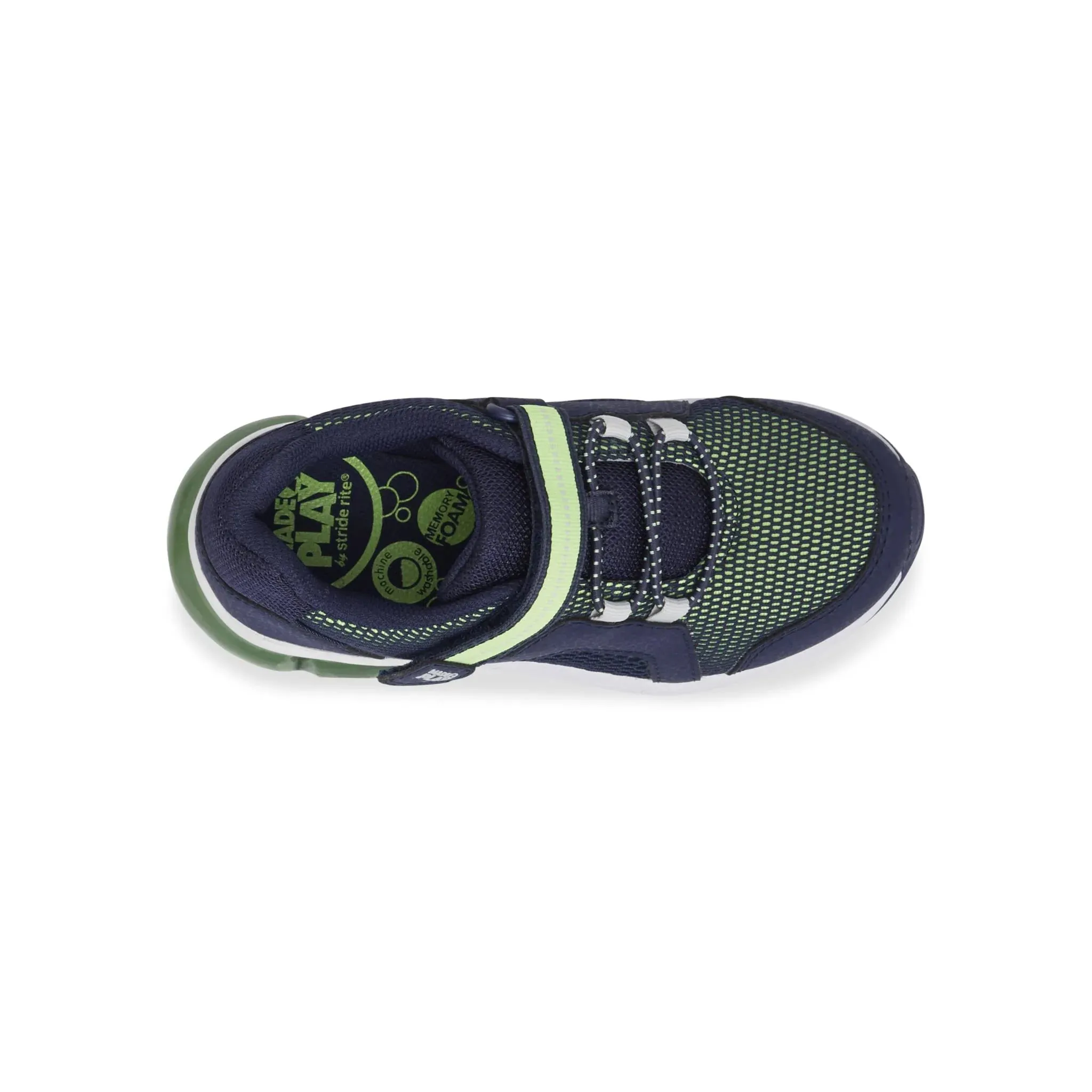 STRIDE RITE - Made2play® lumi bounce sneaker, Green Gecko