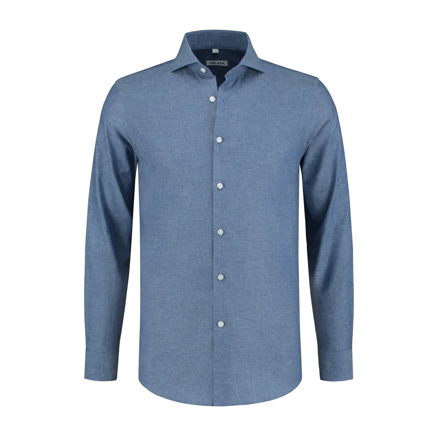 Sundre Blueberry Linen Shirt