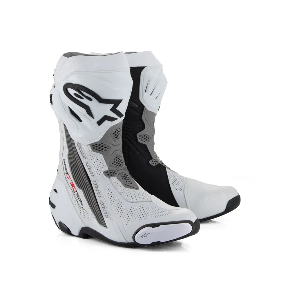 Supertech R Vented Boots White/Mid Gray/Black 45