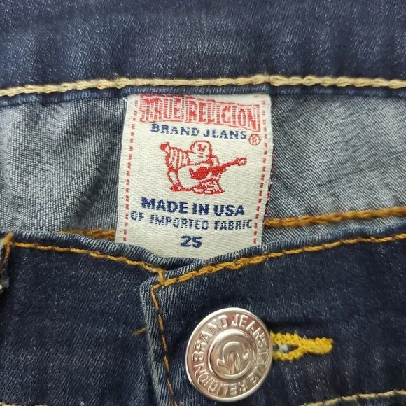 True Religion Casey jeggings size 25