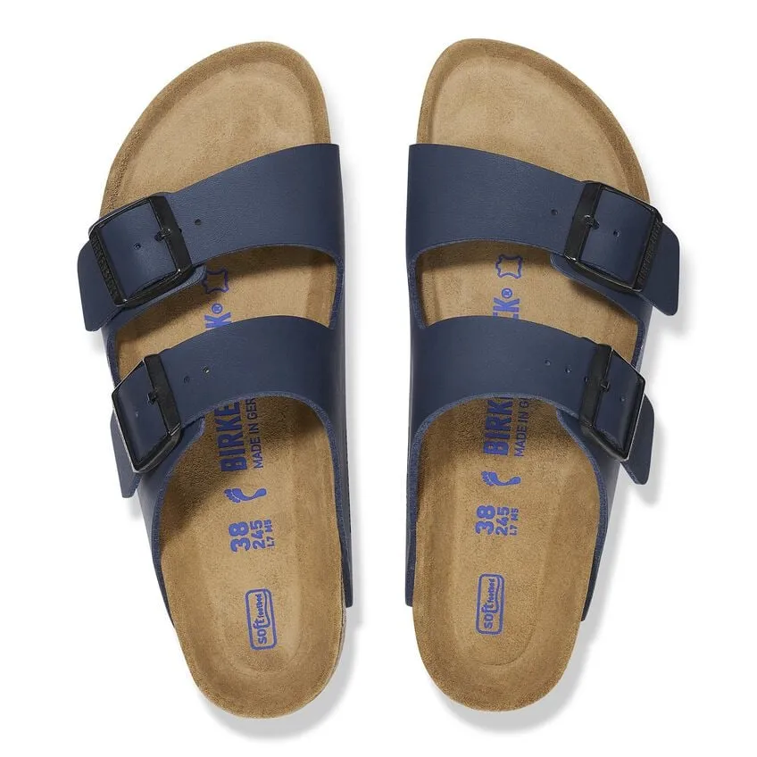 UNISEX BIRKENSTOCK ARIZONA SOFT FOOT BED BIRKO-FLOR | BLUE