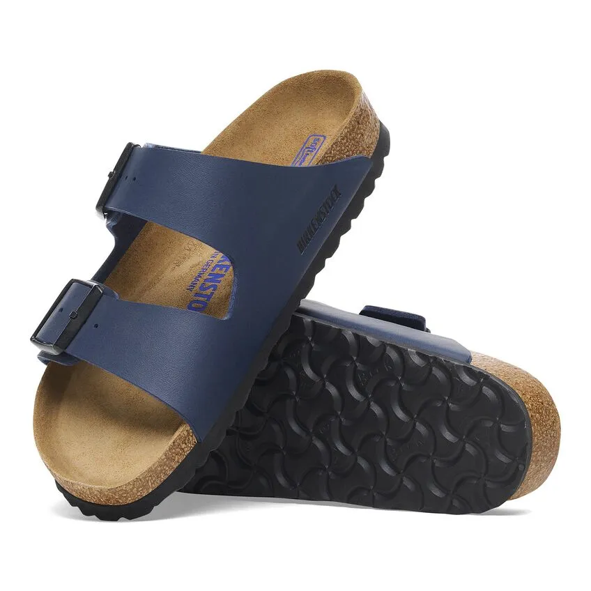 UNISEX BIRKENSTOCK ARIZONA SOFT FOOT BED BIRKO-FLOR | BLUE