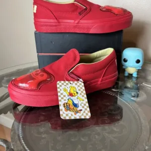 Vans x Haribo Gummie Bear Sneakers Red Canvas Kids Size‎ 3 Slip On OTW