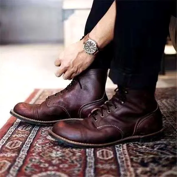 Vintage-Inspired Boots for Men