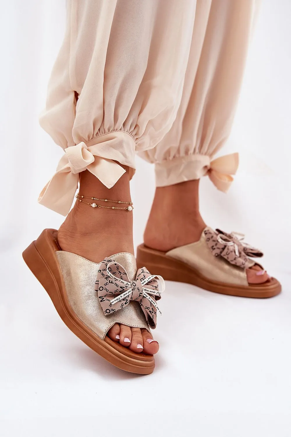 Women eco leather sandals