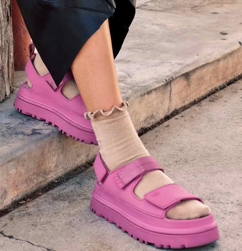 WOMEN'S UGG GOLDENGLOW SANDAL | BISON BROWN